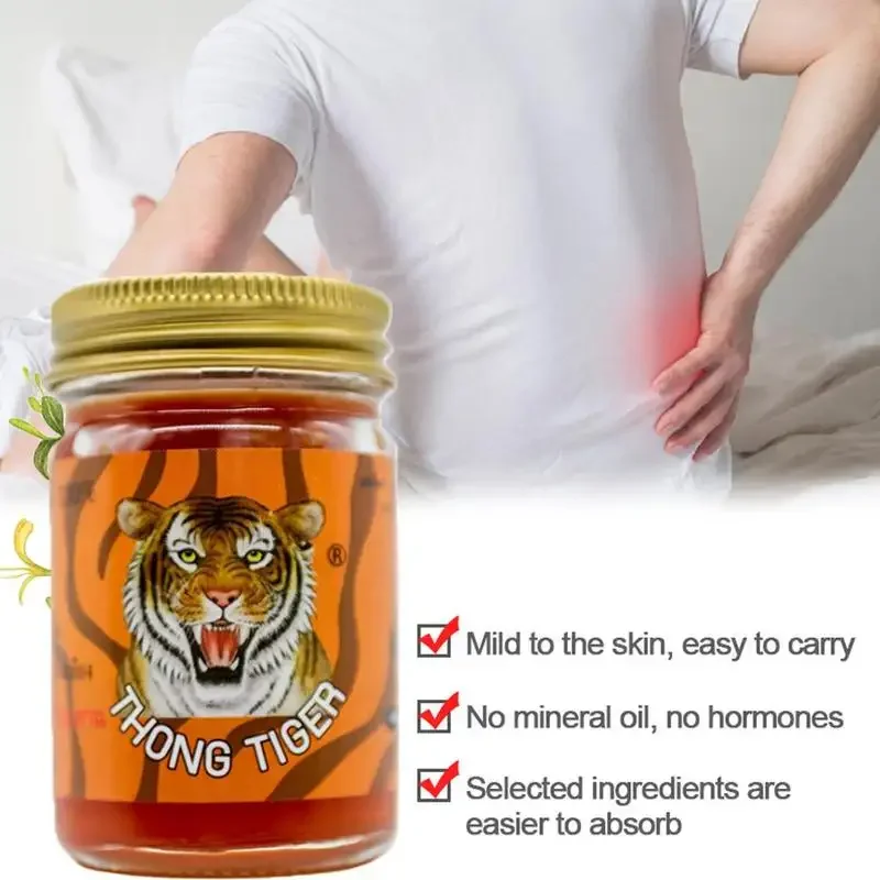Health product 50g fast pain relief  ointment arthritis knee back shoulder custom logo Thailand Tiger Balm cream