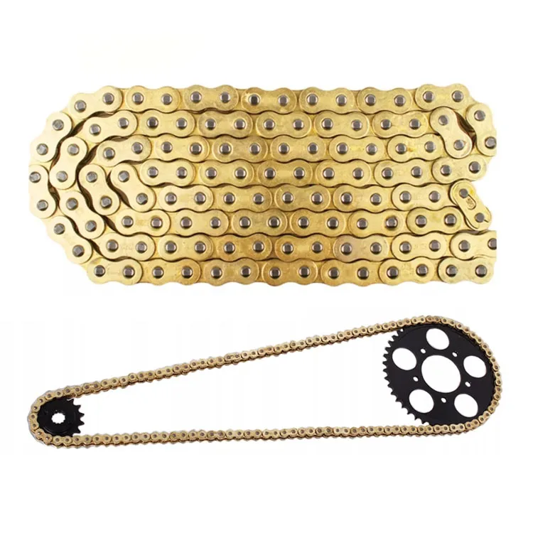 428-106L 428H-106L 428 428H Copper plating Roller drive sprocket chain competitive prices motorcycle parts numerous