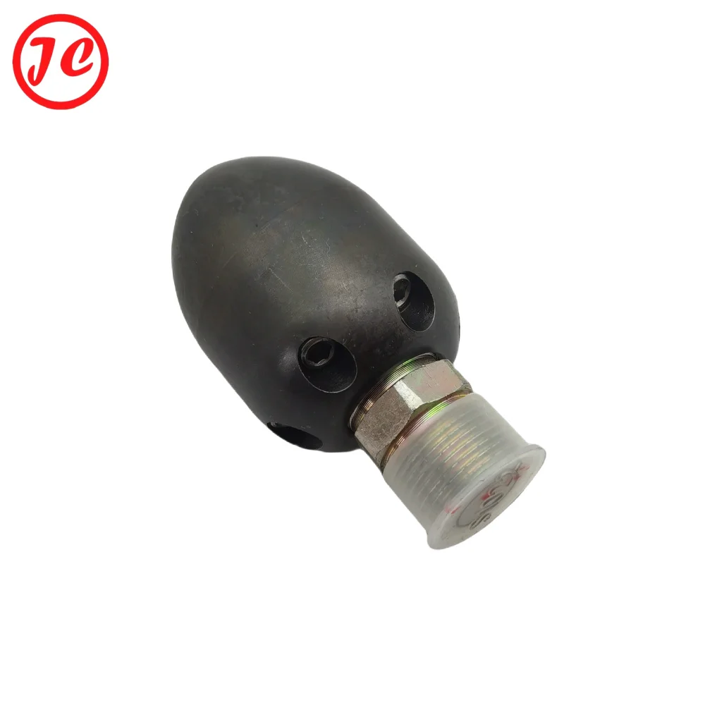 Pipe dredging water mouse nozzle stainless steel high pressure mine municipal pipe cleaning nozzle wear resistant and durable