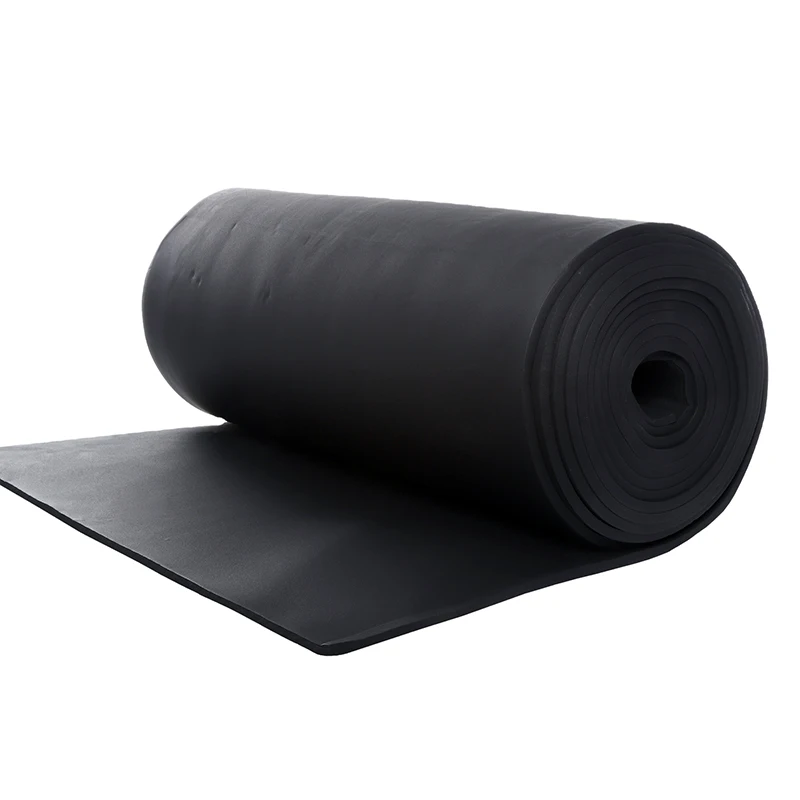 High Density Soundproof Materials Wall Acoustic Panels Foam Thermal Insulation Roll Nbr Rubber Foam Sheet