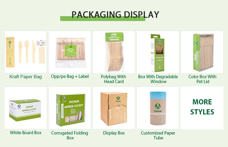 Wholesale Eco-Friendly Disposable Wooden Chip Fork 1000PCS Wooden Disposable Fork