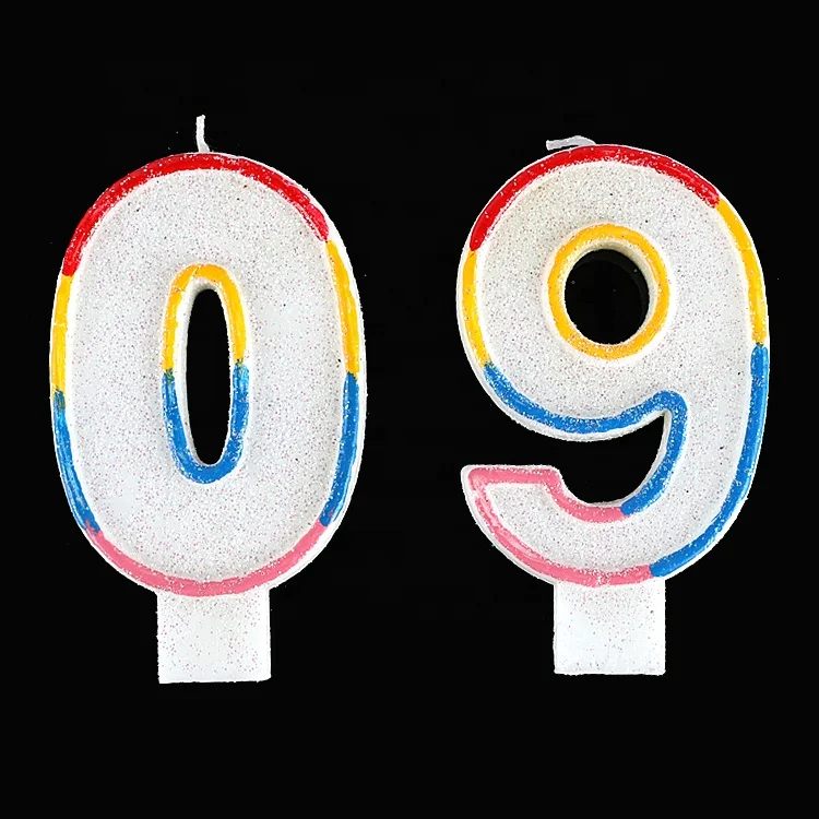 Factory customize aluminum big size candle molds birthday number candle mould