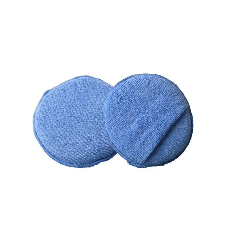 
Wholesale 5 Inch colorful microfiber applicator Car Detailing Microfiber Wax Polishing Sponge Applicator Pad 