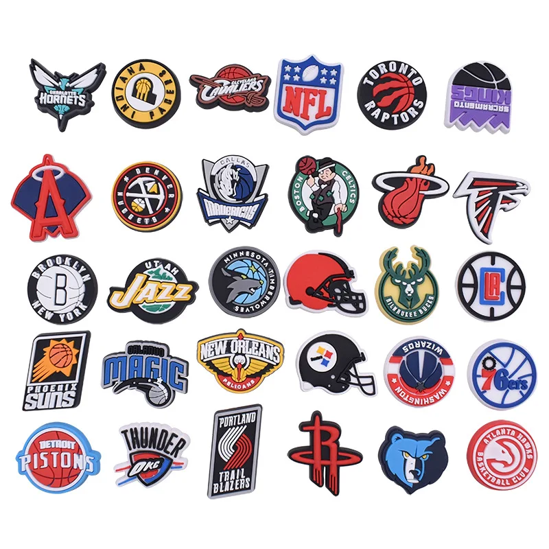 BHC OEM/ODM 2022 Sports shoe charms 2022 gibbets croc sports custom giblets for basketball sport croc charm bracelets children