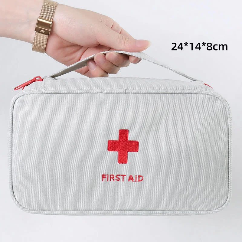 Private Label Travel Portable Medicine Bag Drug Sorting and Classification Epidemic Prevention Bag Large Storage First Aid Kits