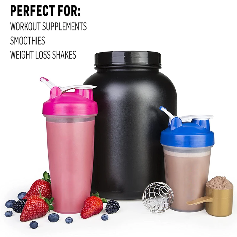 Sports & Fitness Accessories Water Bottles Portable Small Bpa Free Plastic Shaker Protein Powder Bottle