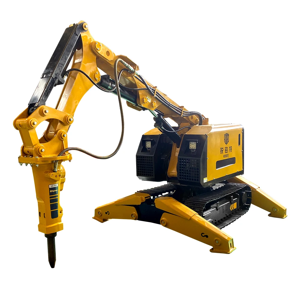 Electric Remote-Controlled Demolition Robot Electric for Construction Works