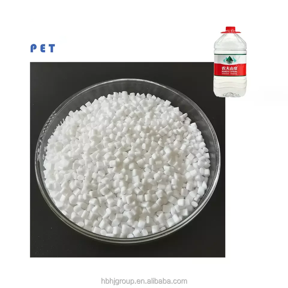 In Stock Virgin And Recycled PET Plastic Granules For Beverages PET Plastic Raw Material Polyester Chips