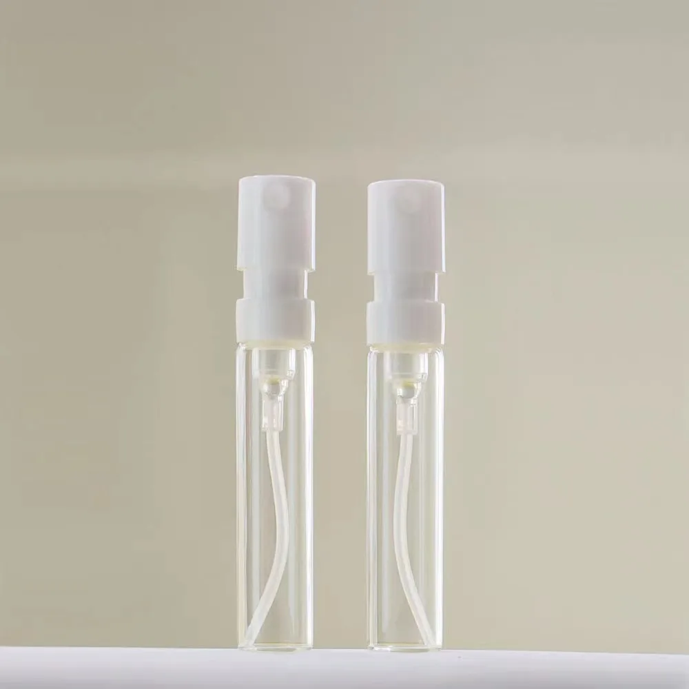 1 ml 2ml 3ml l Custom Small Refillable Round Empty Luxury Glass Bottling Perfume Oil Spray Sample Bottle