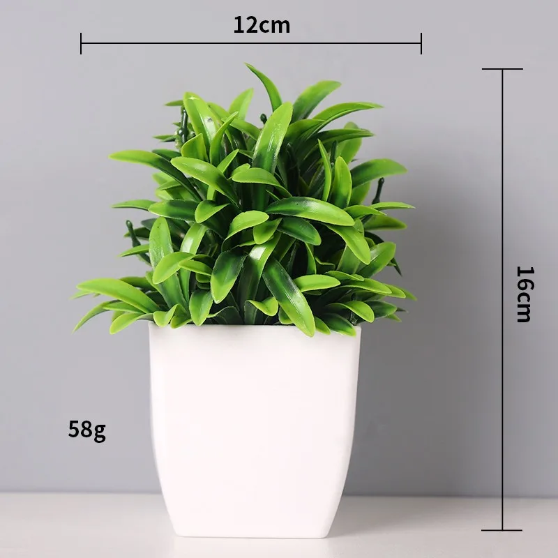 1PCS Artificial Potted Plant Scene Desktop Home Office Shelf Decor Tabletop Landscape Bonsai Wedding Room Party Accessories Vine