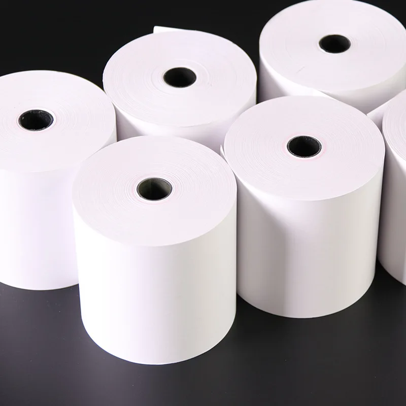 China manufacturing supermarket cash register printer pos paper roll direcet delivery coreless thermal paper 80mm