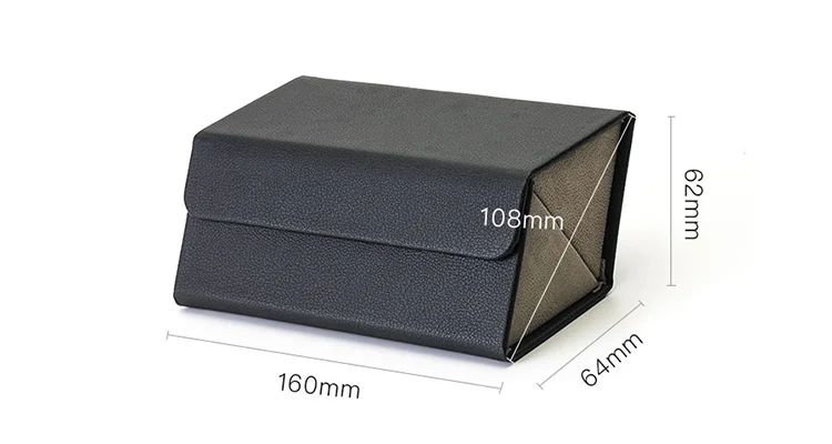 Leather Multiple Glasses Storage Case Travel Sunglasses Organizer Collector Portable Sunglasses Storage Case