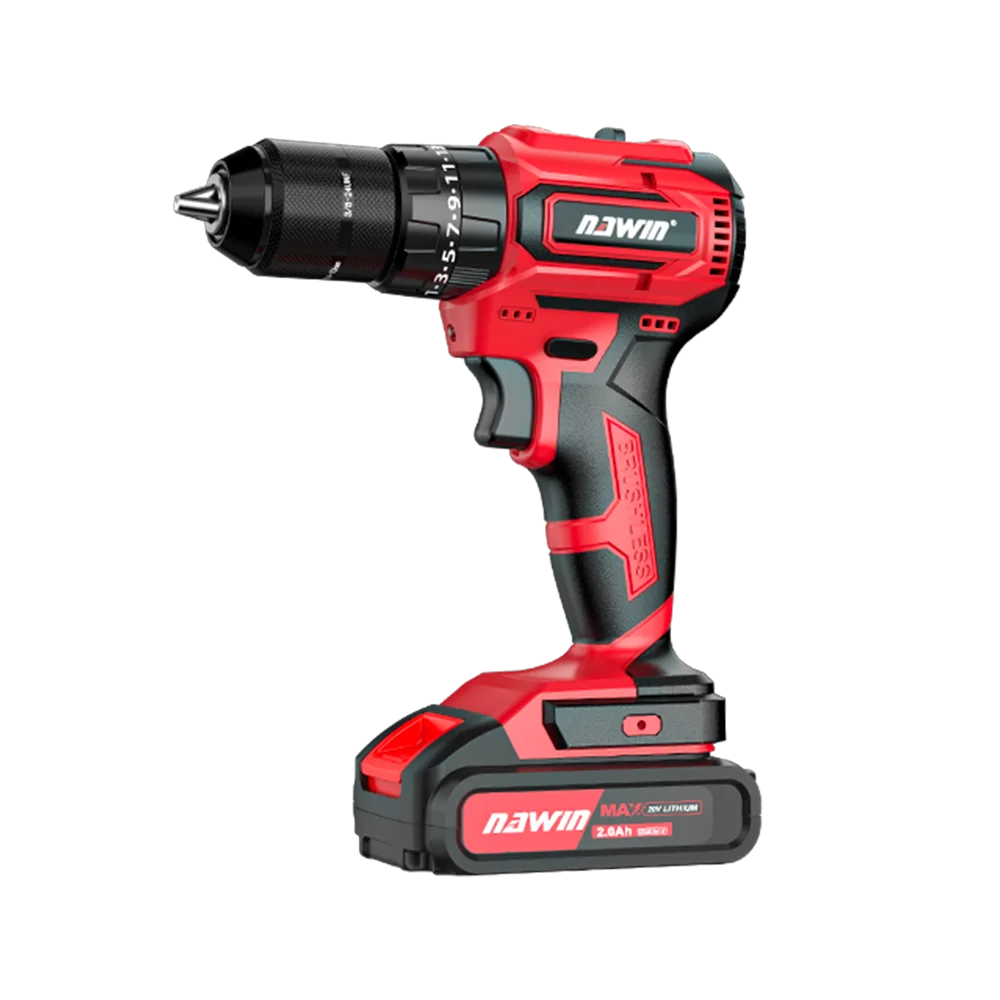 NAWIN RTS 10mm 21V Brushless Bor Cordless Impact Drill Industrial Electric Portable Power Drills