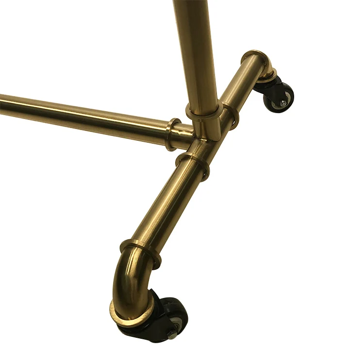 Fashionable Cheap Stainless Steel Garment Display Clothes Rack Stand Hanger