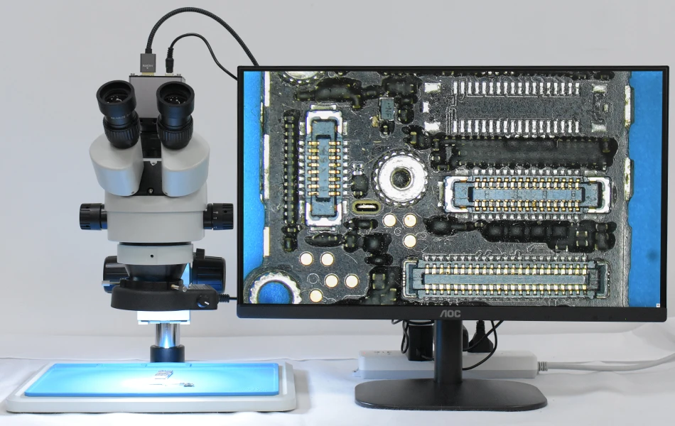 ZS7045-H3500 микроскоп мобильного ремонта электронный для ЖК-экрана Lcd