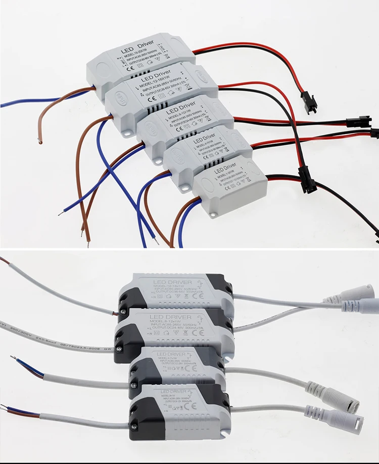 3W 8W 12W 15W 18W 24W 36W 270mA 280mA 300mA External Isolated DC Interface Power Supply Panel lights LED Driver