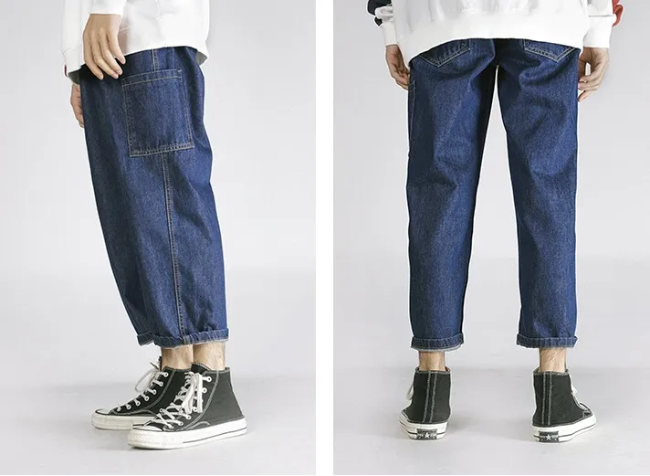 Customized Casual Mens Jeans Trousers Blue cotton jeans