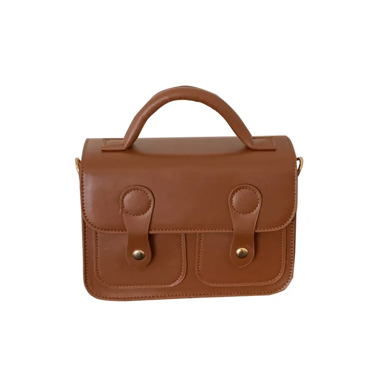 Simple and fashionable crossbody 2024 new niche high-end retro ladies small square bag