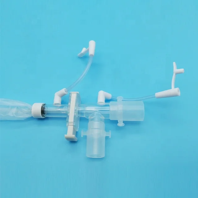 Tianck medical factory nursing care disposable sterile 24h 72h closed suction catheter disposable medical consumables