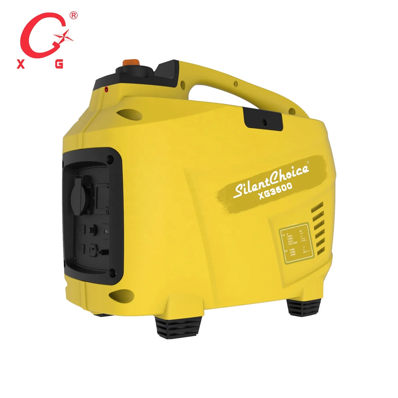 Petrol Portable 4.0kVA Digital Inverter Generator Camp 3600W Power Silent Generator CE GS Recoil Start Dual Fuel Generator
