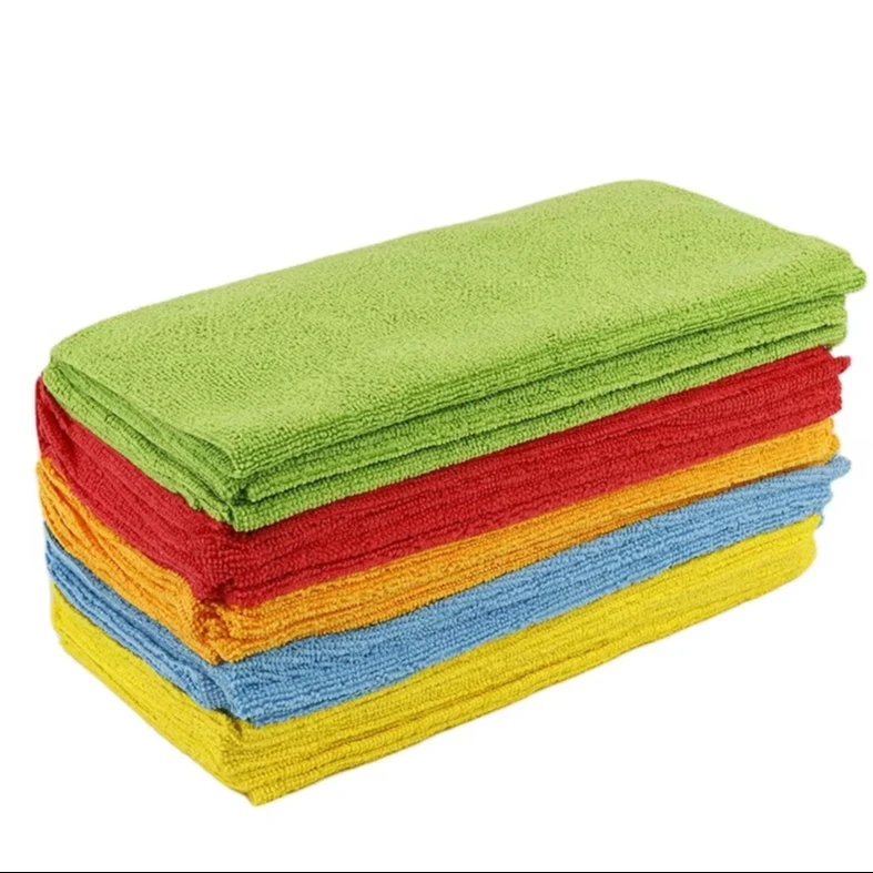 Basics Microfiber Cleaning Cloths, Non-Abrasive, Reusable and Washable towel