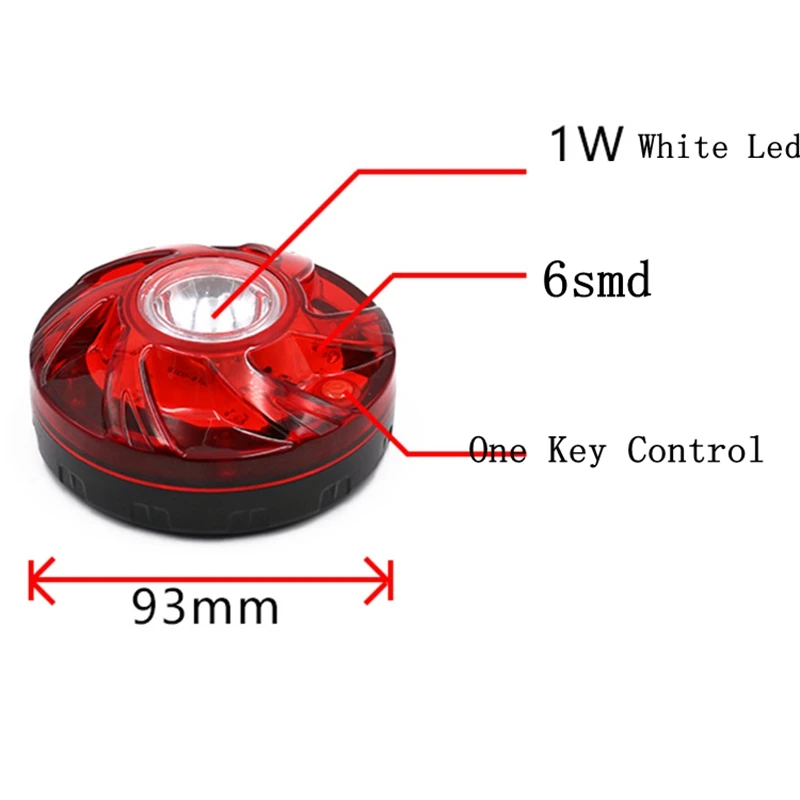 High Quality Road Warning Lights Emergency LED Safety Strobe Light Flares With Magnetic Base
