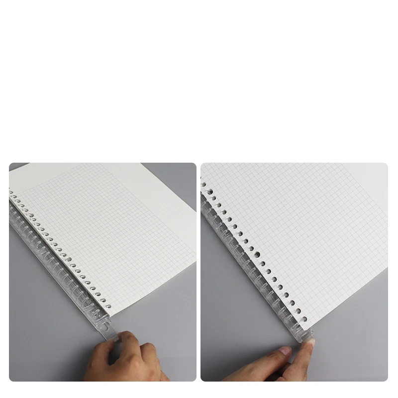 DIY notebook folder accessories A5 20 holes ring buckle B5 26 Holes Loose leaf Binder Rings binder for Planners binding clip