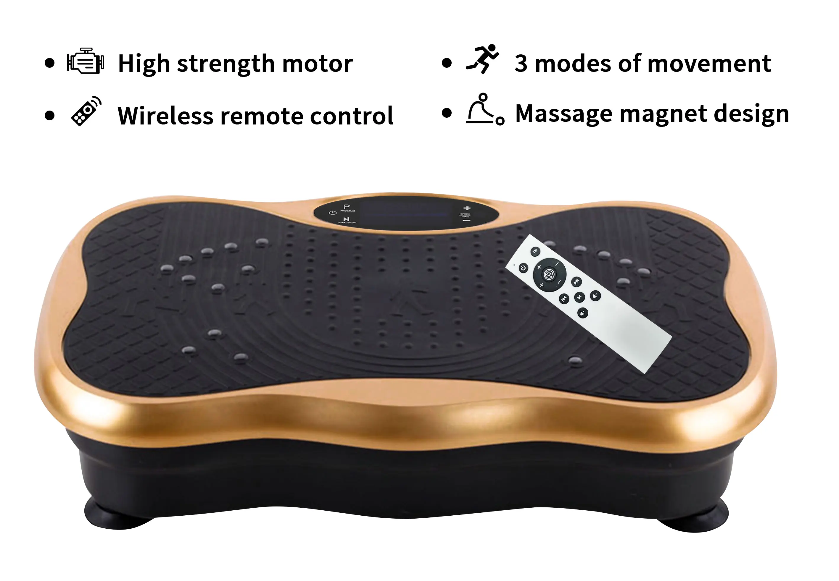 Home use vibration plate  with bluetooth vibrating platform vibration plate compactor rubber buffer