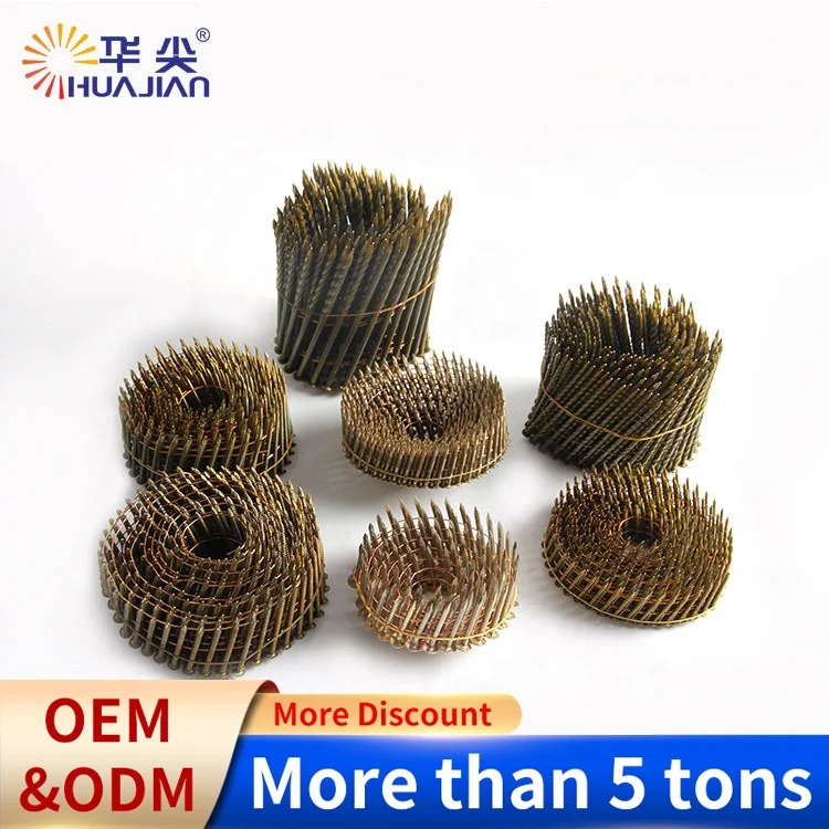 Best-selling good quality wire weld wooden pallet coil nail for pneumatic coil nailer