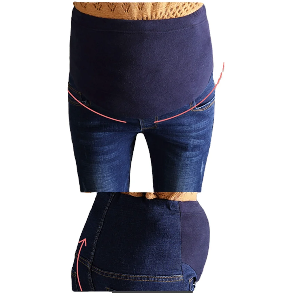 Женские джинсы с высокой талией KY обтягивающие для беременных посадкой