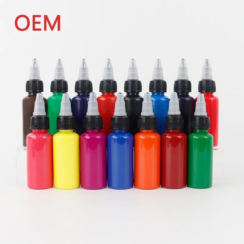 OEM 30ML World Famous Body Art Tattoo Ink Original Permanent Makeup Soul Ink Pigment High Quality Tattoo Pigments Eternal