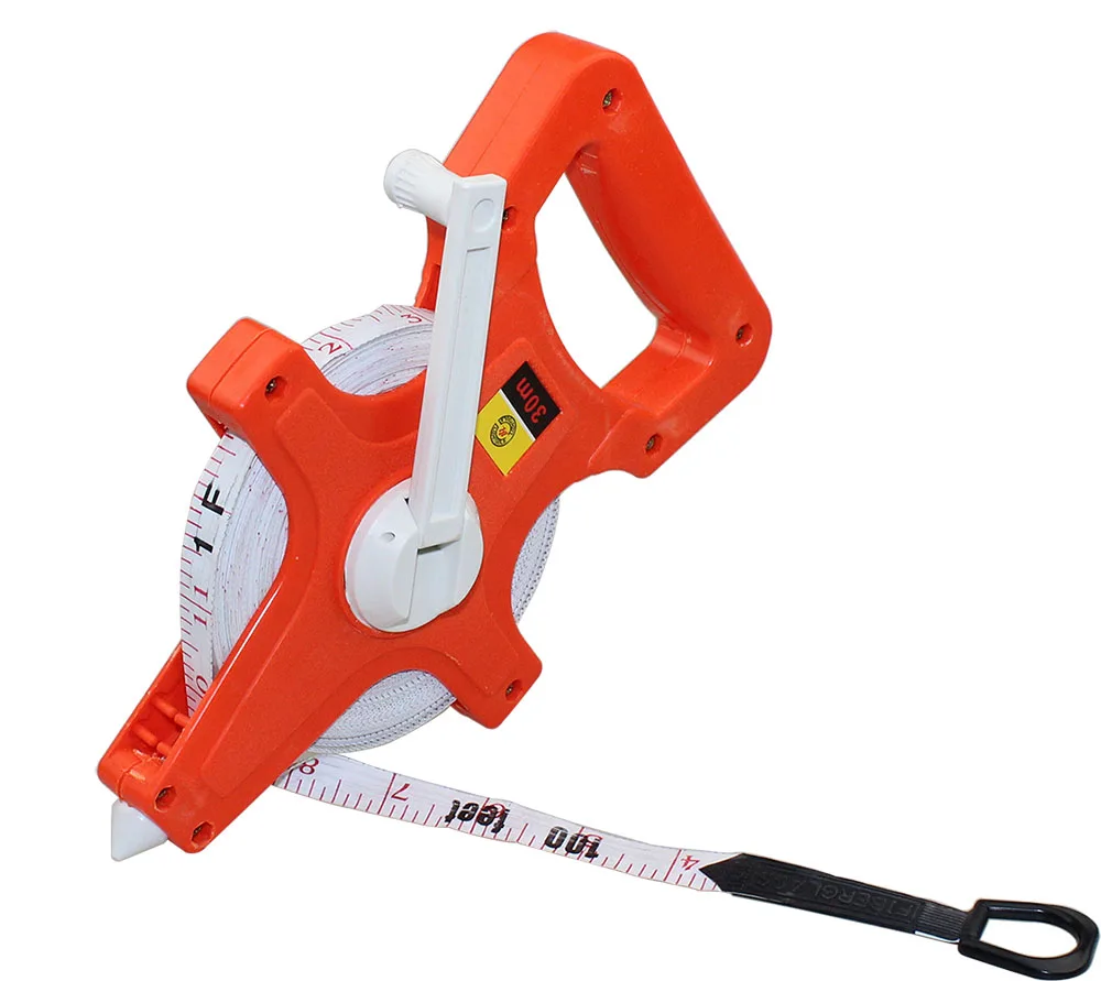 Измерительная лента из стекловолокна с открытой катушкой, 30 м