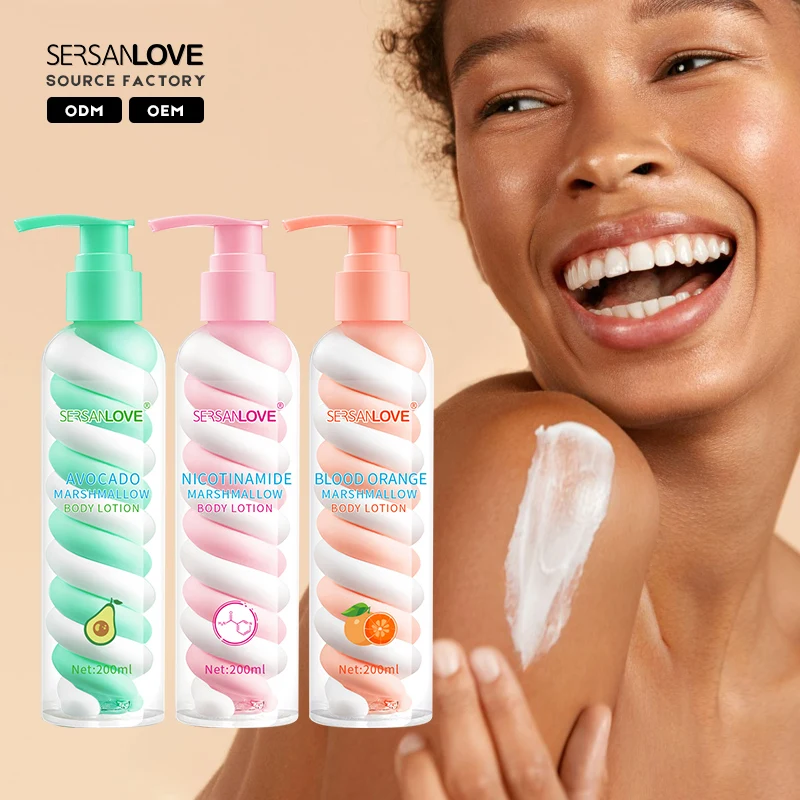Customized OEM ODM Vitamin C Orange Peeling Lotion Whitening Smoothing New Skin Perfect White body firming lotion