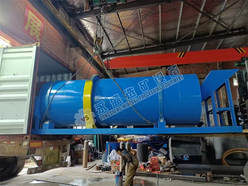 China manufacturer Trommel drum screen for solid waste separation separating for size screening, mineral screen trommel for sale