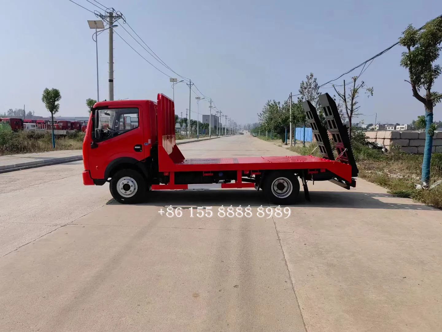Dongfeng 4x2 Flat  platform flatbed truck