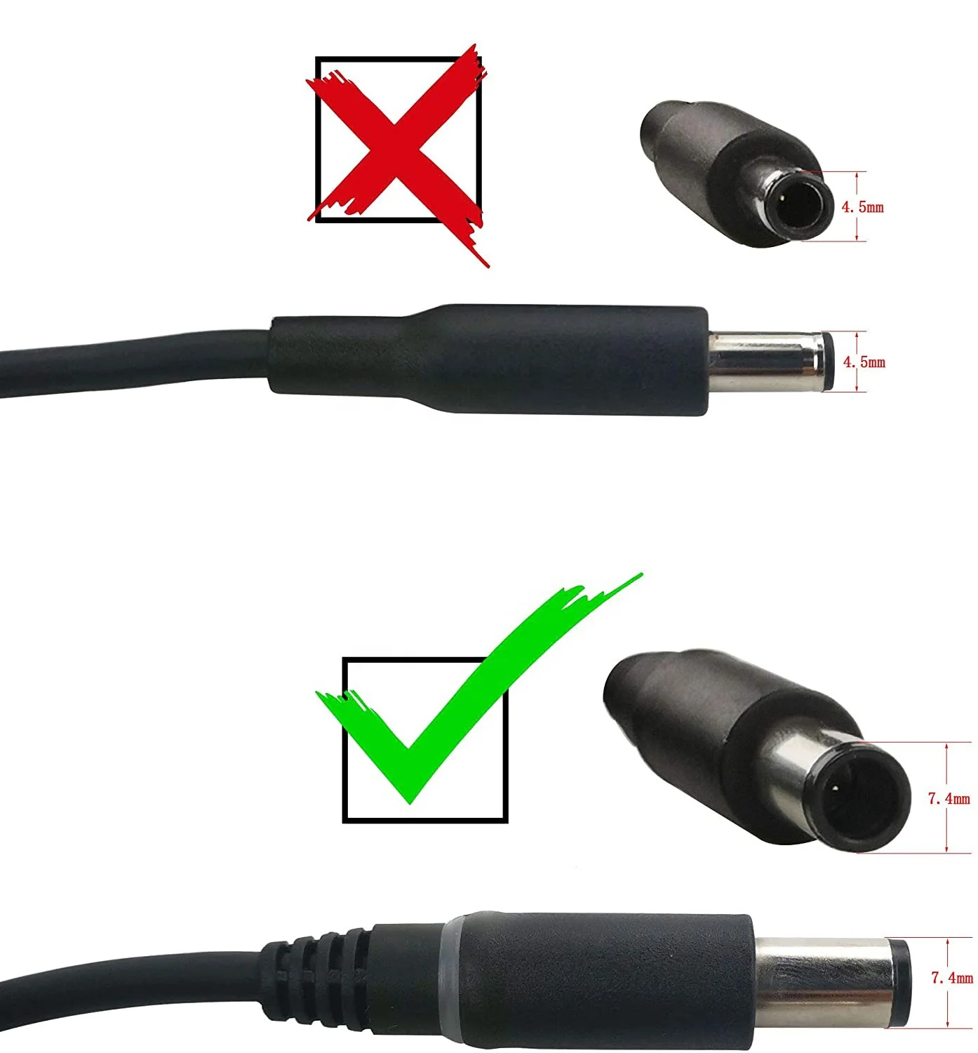 65 Вт 19. 5v3.34a адаптер питания для ноутбука для Dell 7450 мм разъем переменного тока адаптер питания с кабелем ЕС поставка из Германии