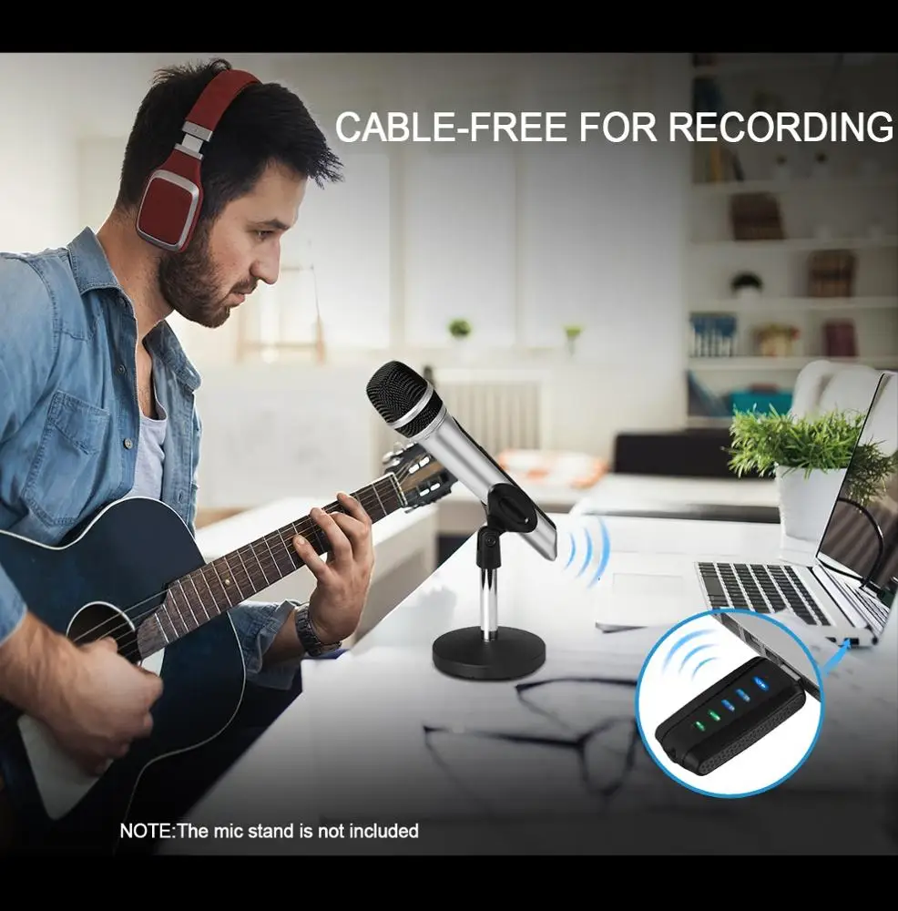 Panvotech High Quality Handheld Professional PC Smartphone USB Wireless Microphones For Computer