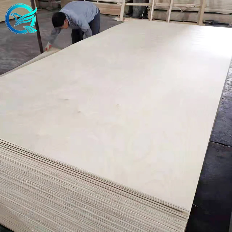 5mm flexible poplar plywood / flexi bendable plywood sheets for furniture and laser cut