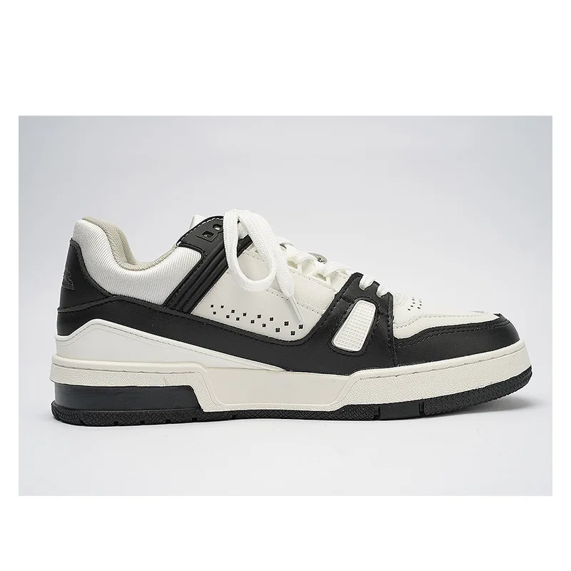 Latest Sport Breathable Leather Mens White Flat Sneakers Mans Sport Shoes Factory Price Casual Shoes Luxury Custom Logo Casual