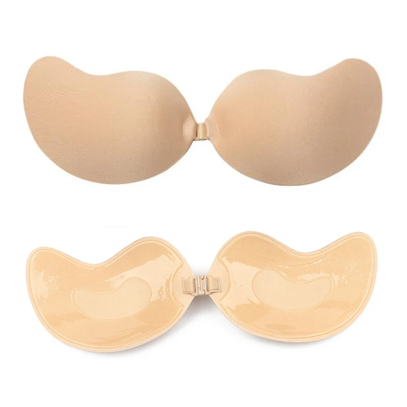 2022 Mango Silicone Chest Stickers Lift Up Nude Bra Self Adhesive Bra Nude Invisible Cover Bra Pad Sexy Strapless Breast Petals