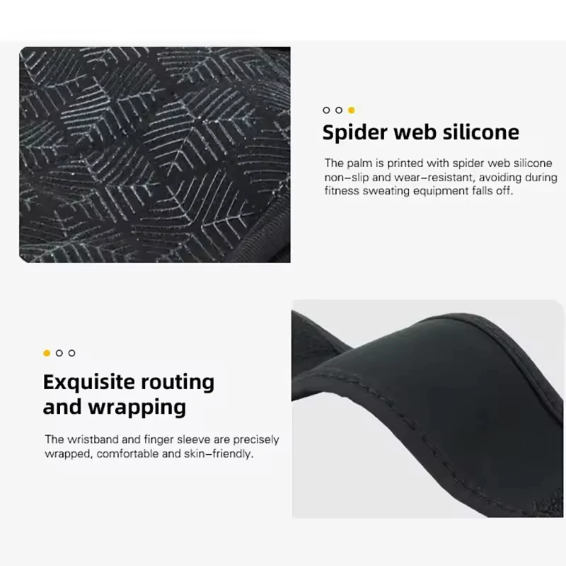 MKAS New Fashion Sport Workout Fitness Glove Anti-Slip High Qualitygymnastic Hand Grips With Wrist Support Fitness Gloves