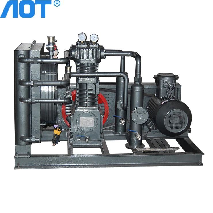 New 380V AC Power Lubricated Piston Air Compressor 37KW Natural Gas Compressor with 25bar Working Pressure Oil Lubrication Style