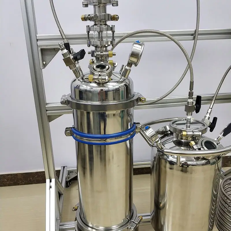 Good quality 304/316L stainless steel close loop extractor for refine oil