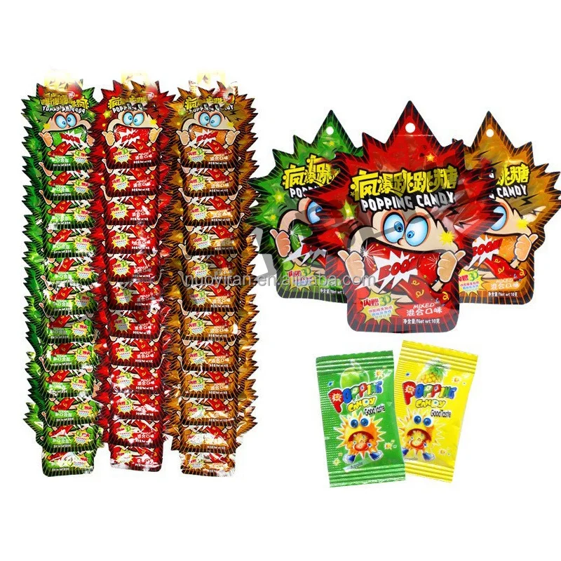 China Hot Selling Magic Crazy Popping Candy Multiple Flavors Supplier Wholesaler