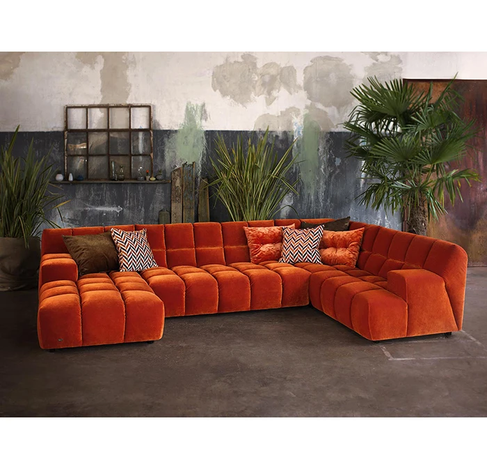 
Hotel furniture U Shape group sofa 