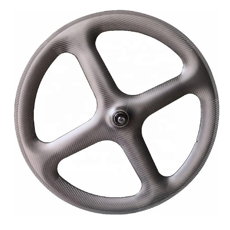 750g Carbon Bicycle Road 25mm Width Tubeless 4 Spoke Bike Wheel Aero Cycle Track Wheel Light Fixie Wheelset 700C