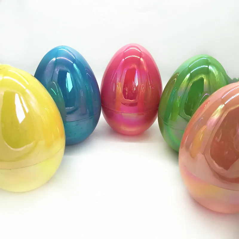 
25cm factory selling iridescent large plastic easter egg 