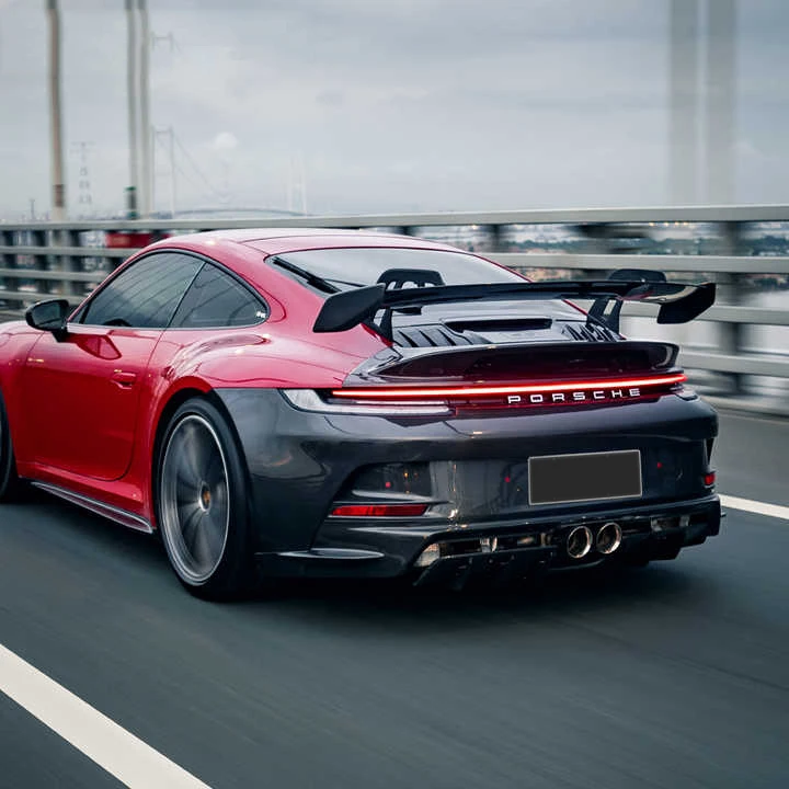 2018 + наружные аксессуары для автомобиля 911 992 Carrera CarreraS To GT3 сухой карбоновый задний спойлер заднего багажника Porsche