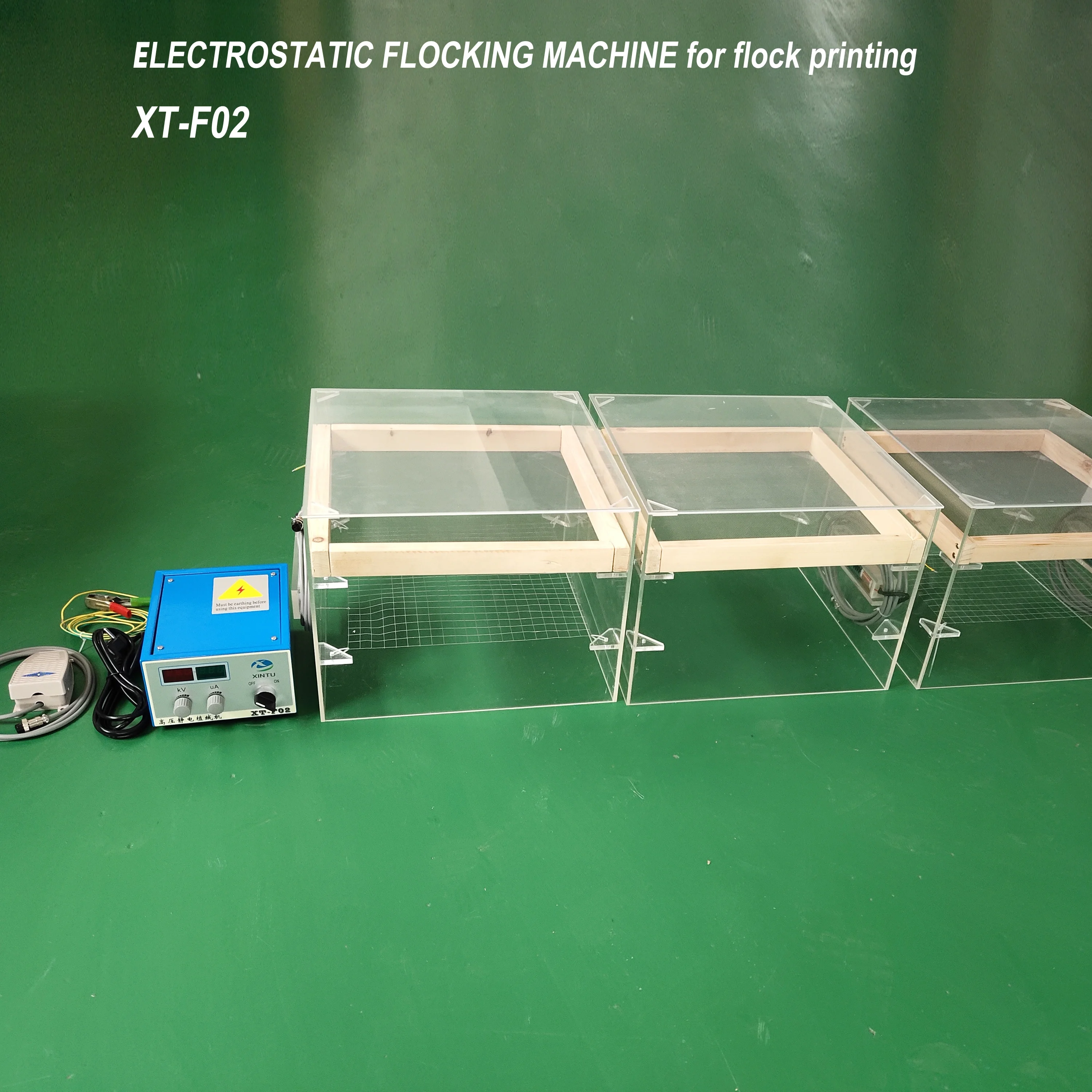 Screen Printing Flocking equipment for garments flocking machine for T-shirt