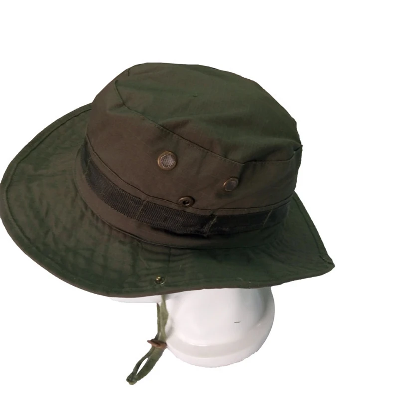Sun Hats Boonie Hat tactical cap Customized Sombrero Desert Cap Camouflage Camo string bucket hats tactical